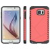 Samsung Galaxy Note 5 - Heavy Duty Hybrid TPU PC Protective Phone Cover Case - Red